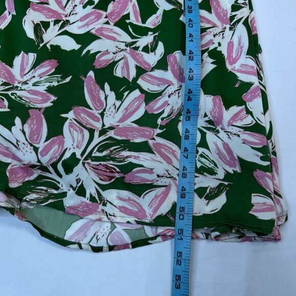 Baltic Born Tucson Midi Dress Floral Puff Sleeve Wedding Green Pink Small - Picture 12 of 16